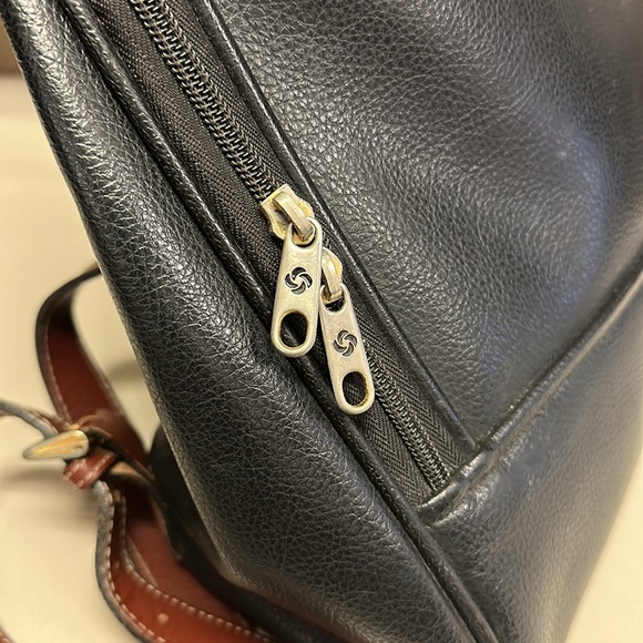 🔥🔥🔥Samsonite Black Leather Backpack - Picture 8 of 16